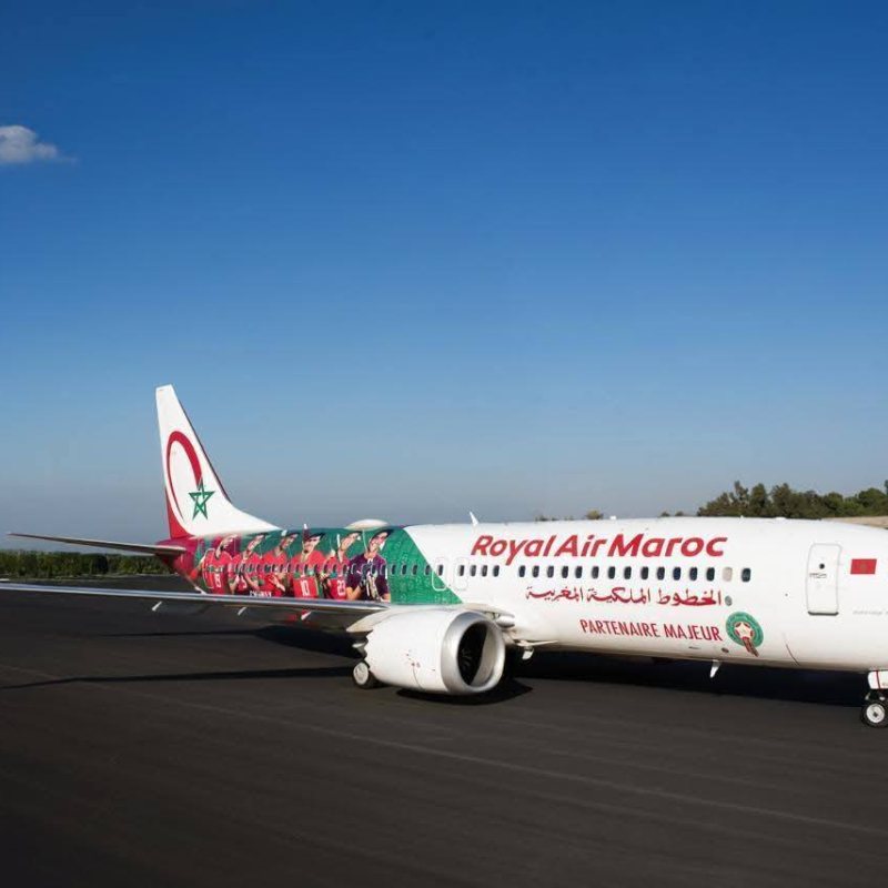 Une fresque aérienne pour les Lions de l’Atlas - DR.