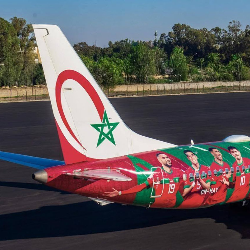 Une fresque aérienne pour les Lions de l’Atlas - DR.